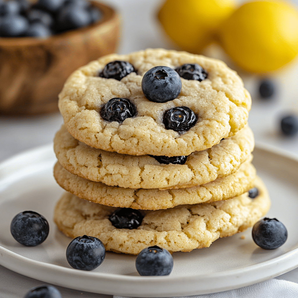 Lemon Blueberry Cookies
