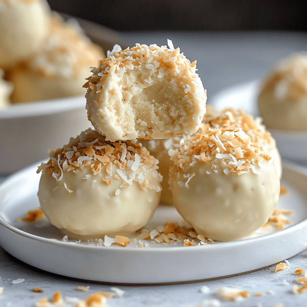 Piña Colada Truffles