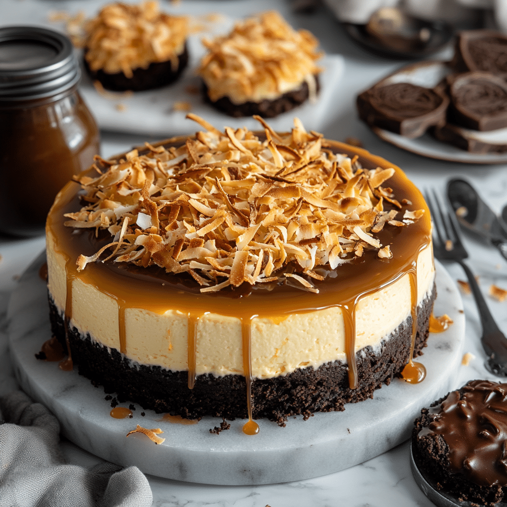 Samoa Cheesecake
