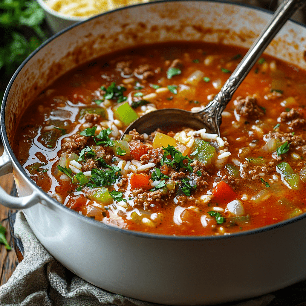 Stuffed Pepper Soup Recipe