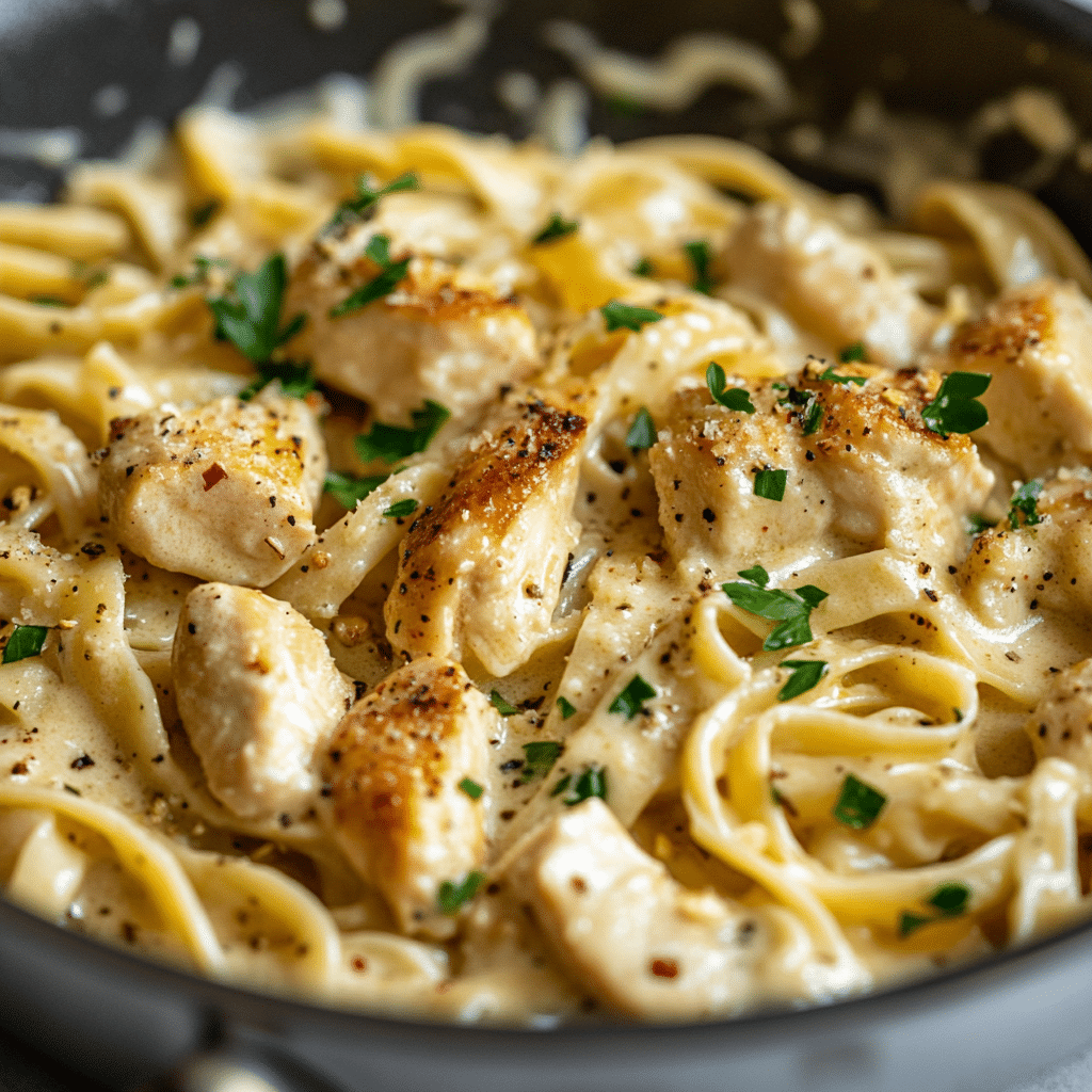 Garlic Parmesan Chicken Pasta