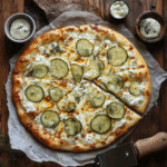Viral Tiktok Dill Pickle Pie Pizza