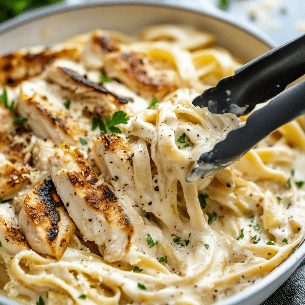 Blackened Chicken Alfredo
