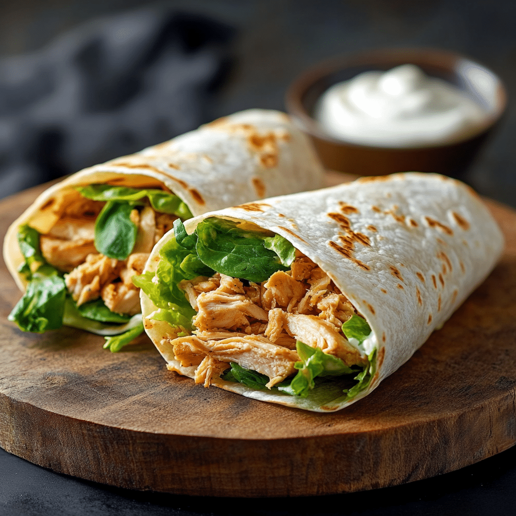 Chicken Caesar Wraps