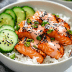 Baked Salmon Sushi Bowl