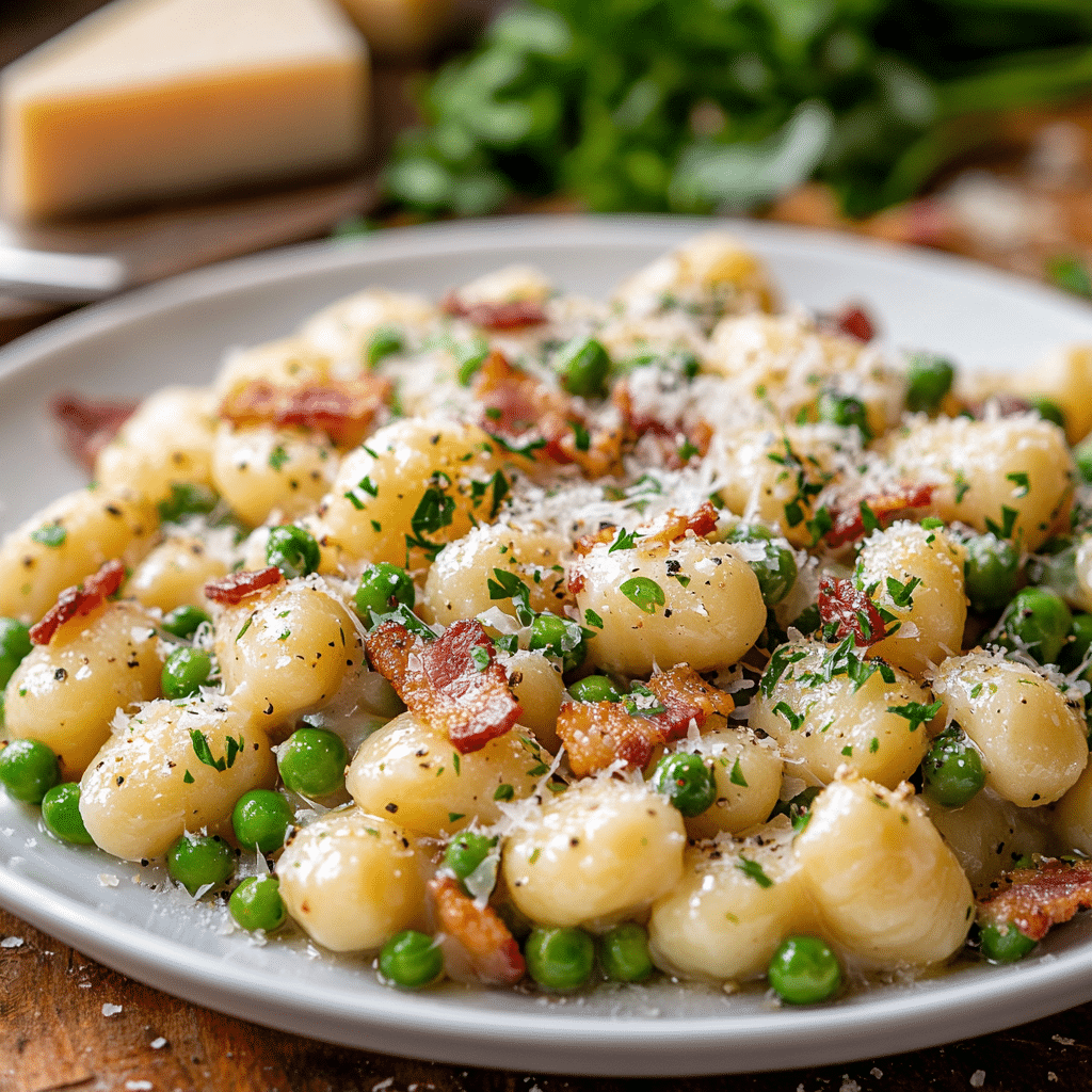 Gnocchi Carbonara