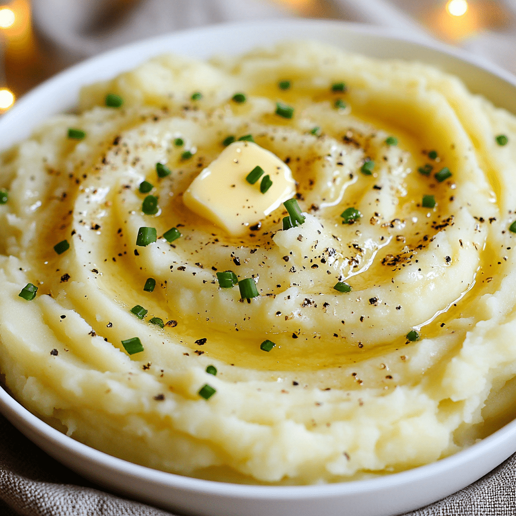Easy Garlic Mashed Potatoes
