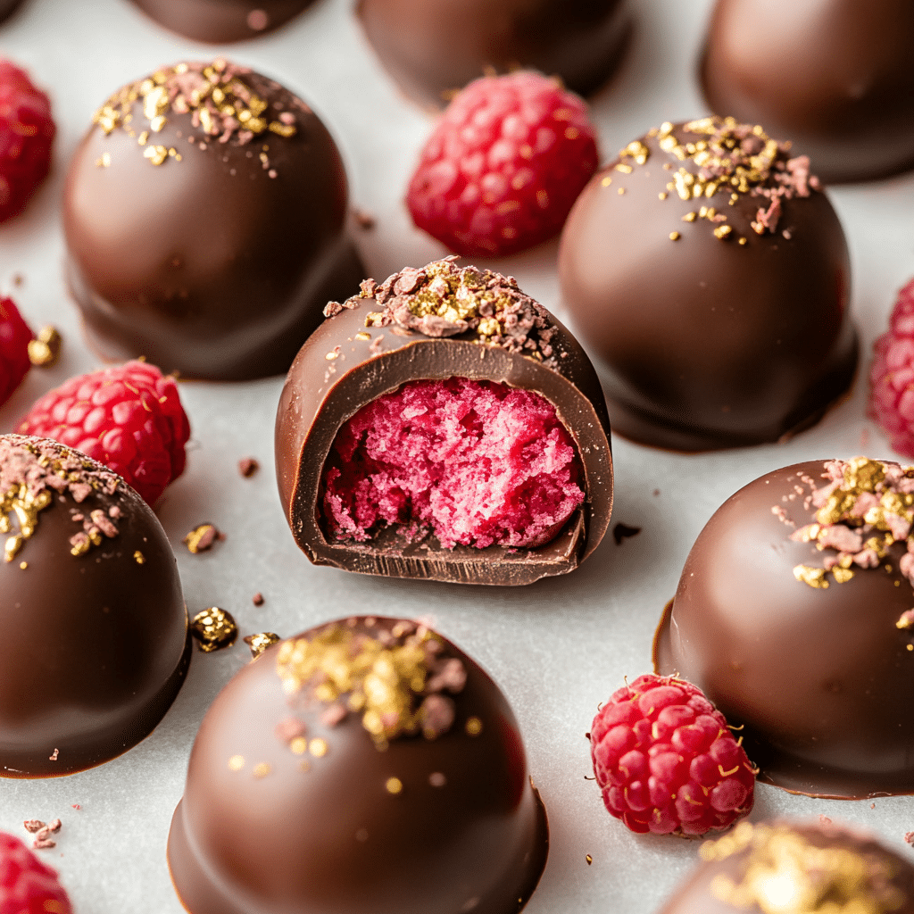 Raspberry Truffles