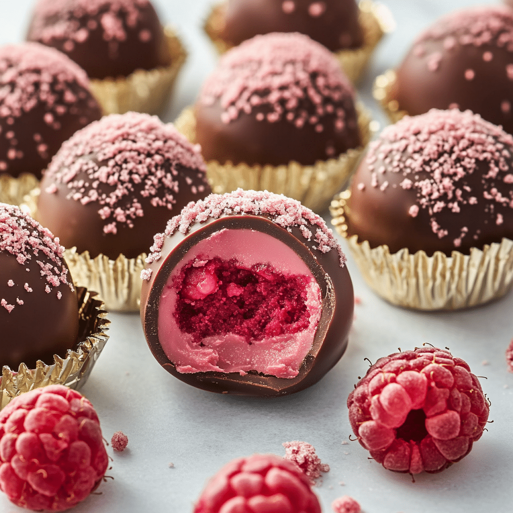 Raspberry Truffles
