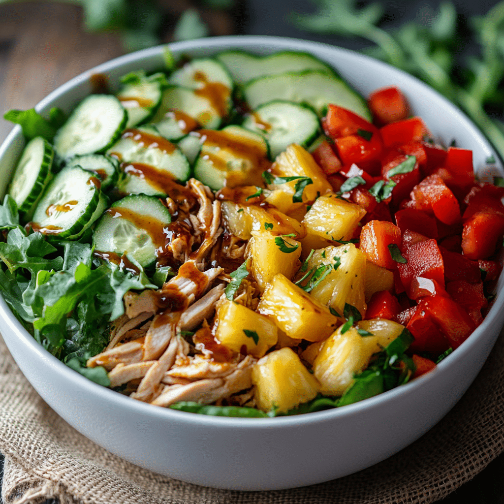 Hawaiian Chicken Salad Bowl