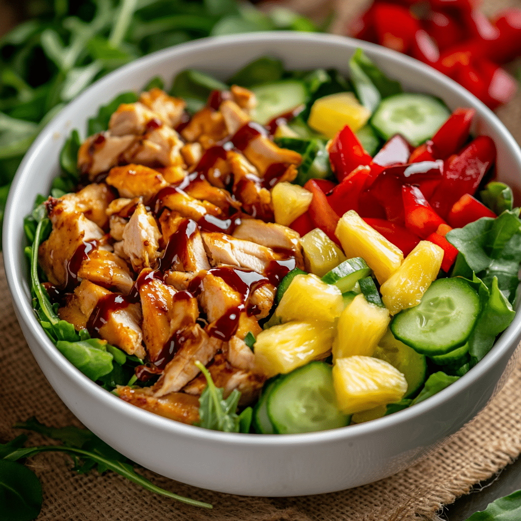 Hawaiian Chicken Salad Bowl