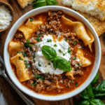 Crockpot Lasagna Soup