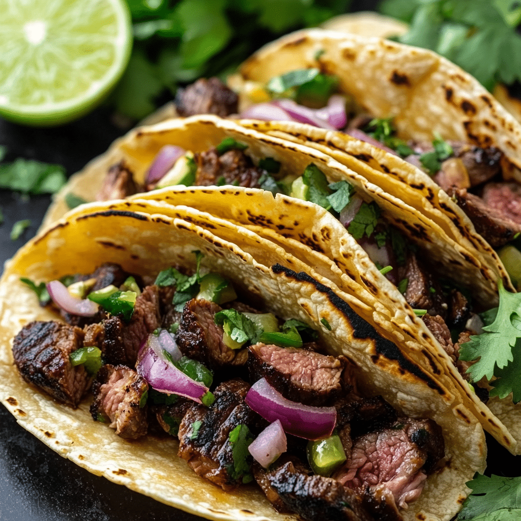 Stovetop Carne Asada Street-Style Tacos