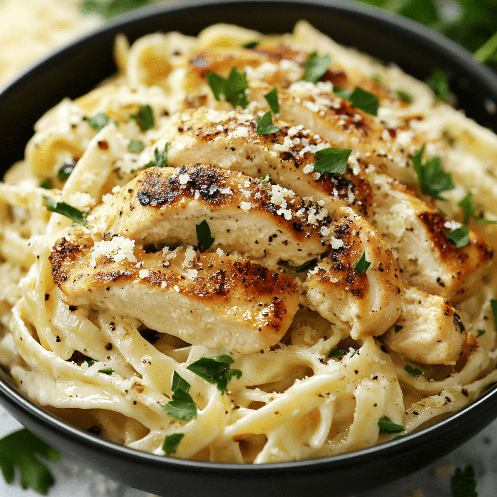 Garlic Butter Chicken Pasta