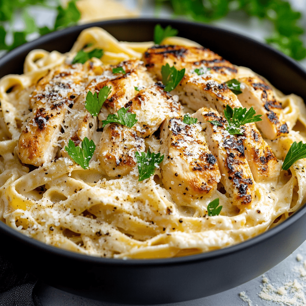 Garlic Butter Chicken Pasta