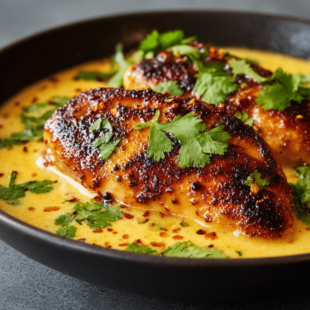 Mexican Chicken with Cheese Sauce