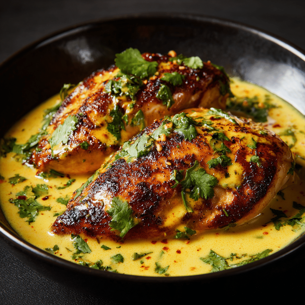 Mexican Chicken with Cheese Sauce