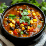 Black Bean and Lentil Soup