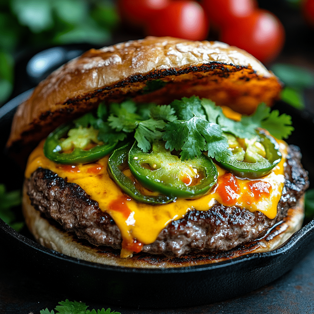 Spicy Jalapeño-Onion Smash Burgers