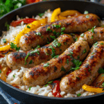 Cajun Sausage and Rice Skillet