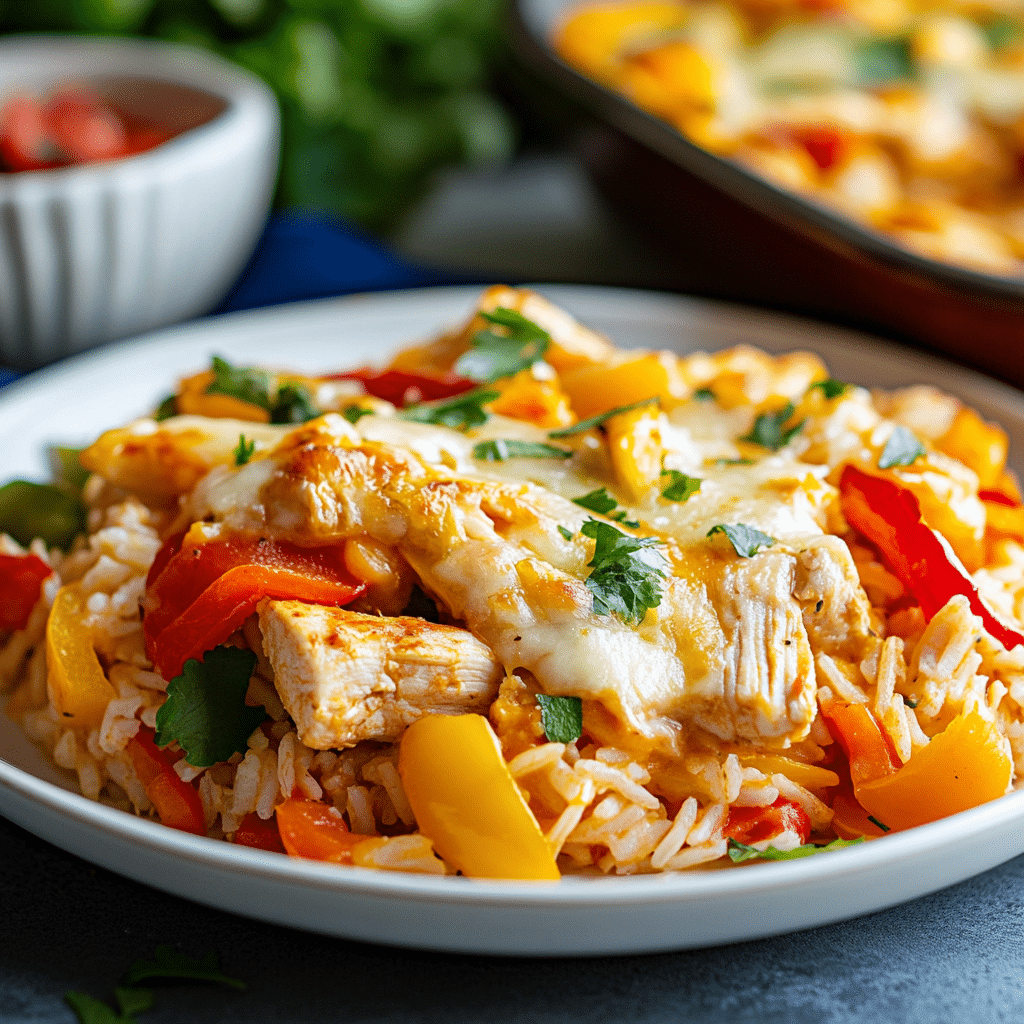 Chicken Fajita Casserole