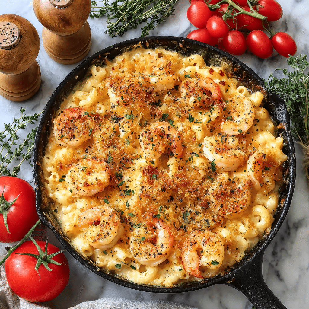 Garlic Parmesan Baked Shrimp