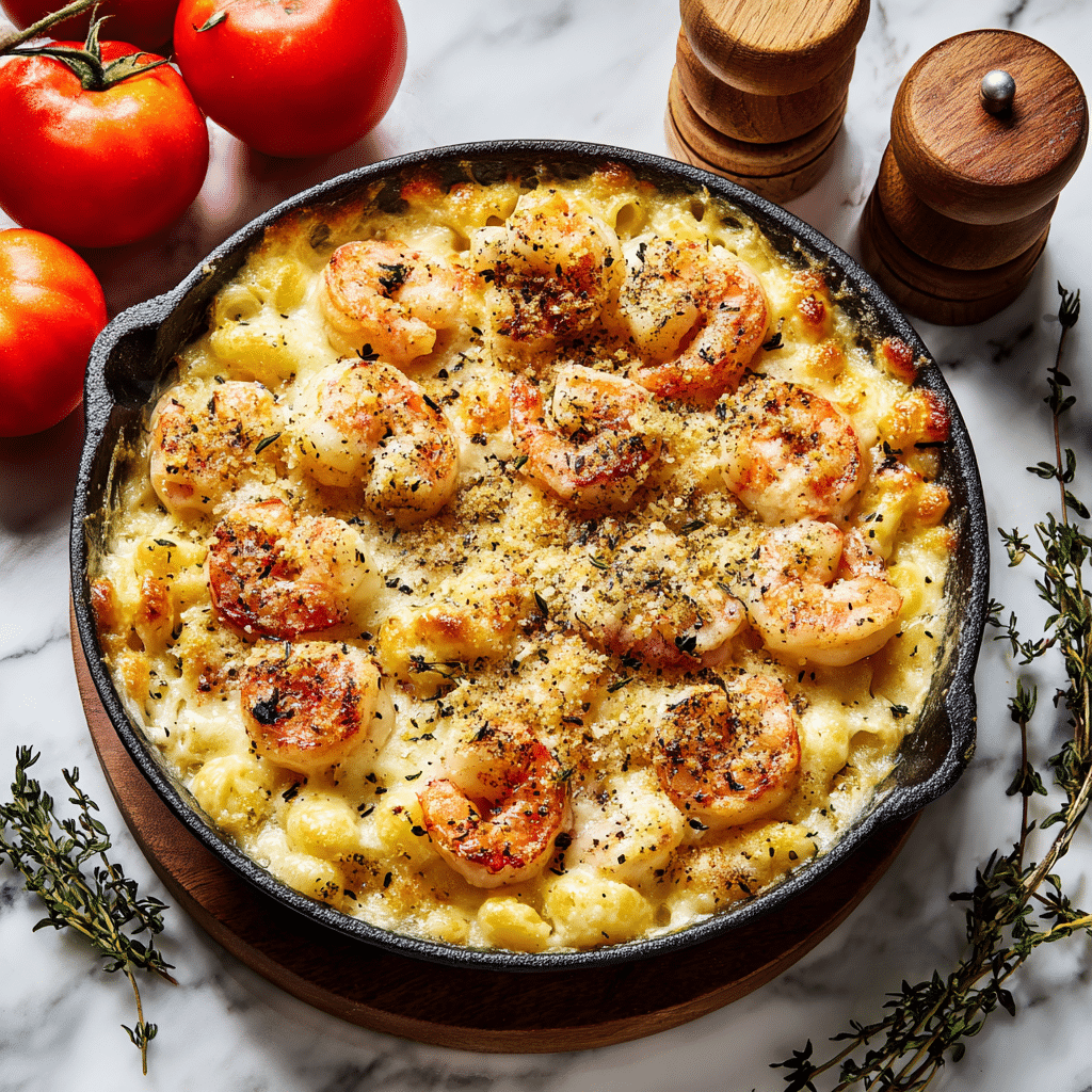Garlic Parmesan Baked Shrimp