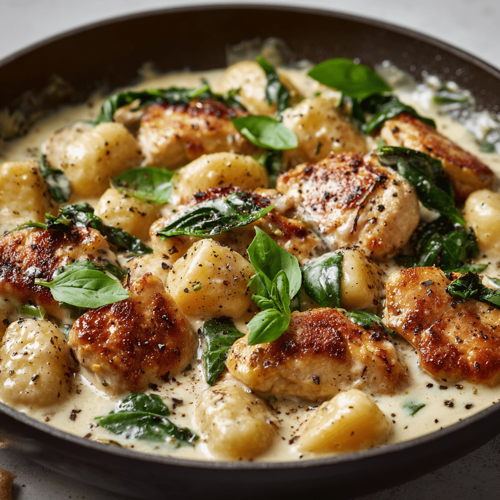 Creamy Crac Chicken Gnocchi