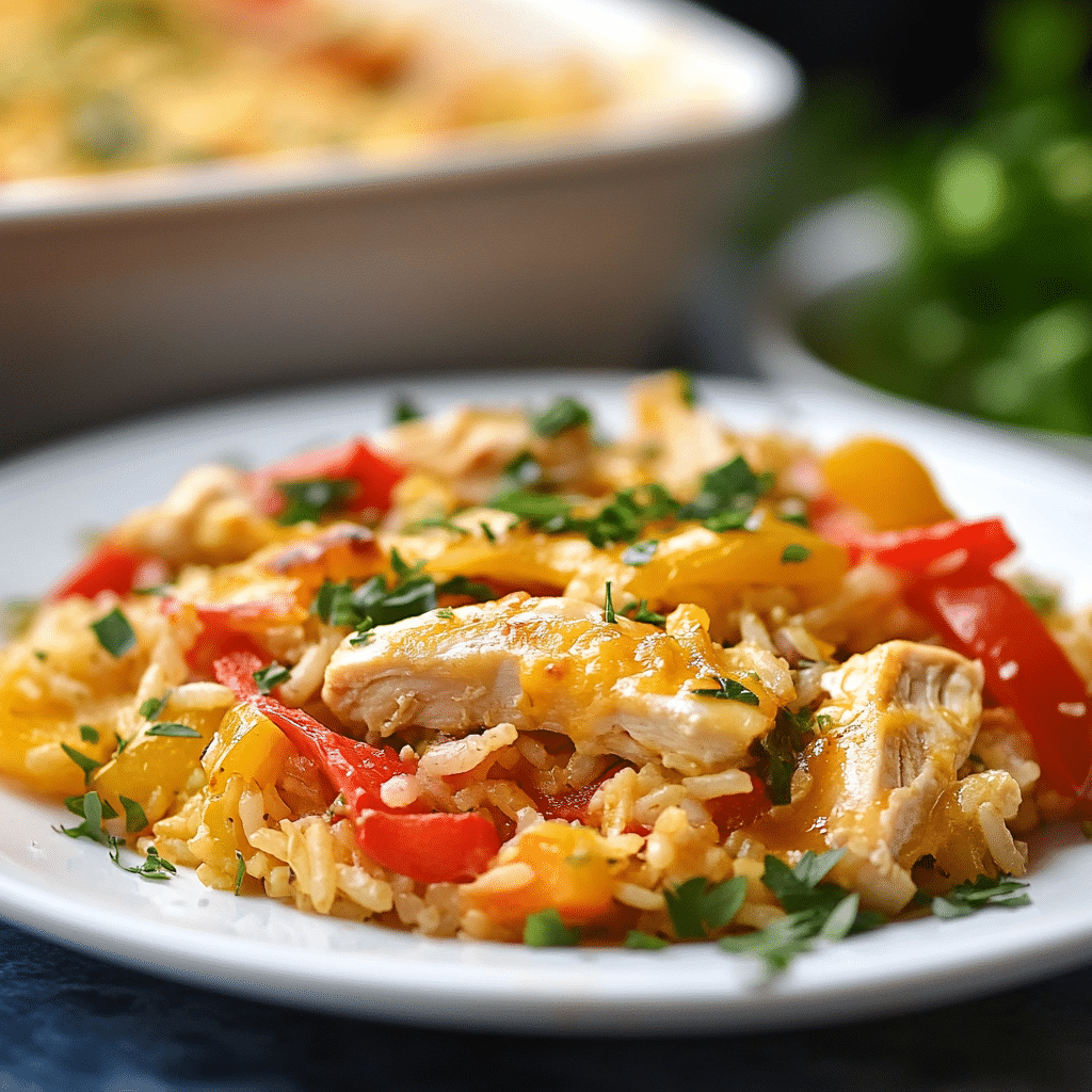 Chicken Fajita Casserole