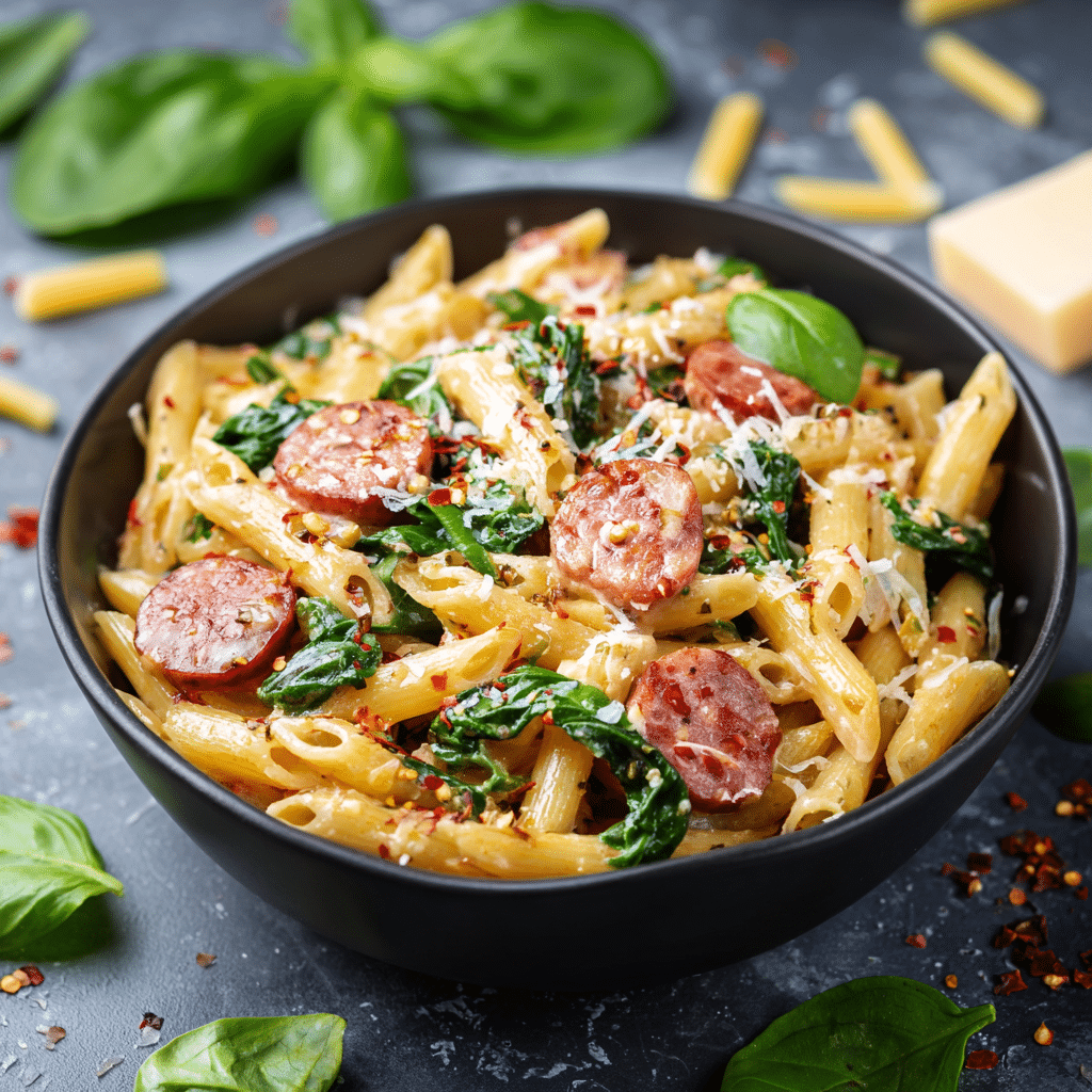 Spicy Italian Sausage Pasta