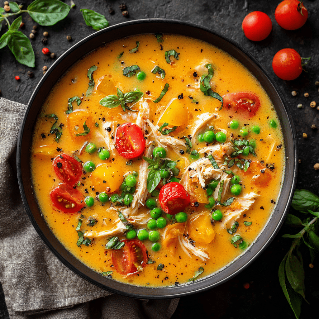 Creamy Chicken Tortilla Soup