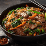 Korean Japchae Noodles