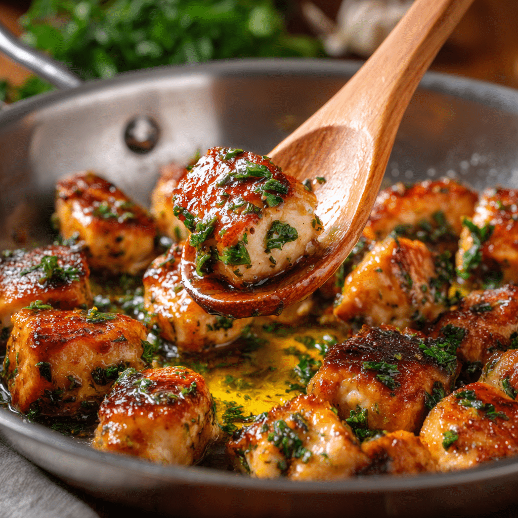 Garlic Butter Chicken Bites