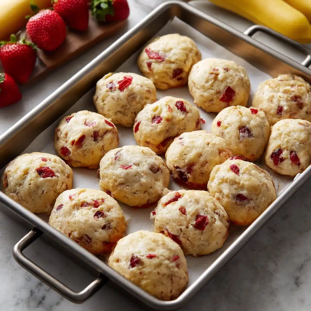 Strawberry Banana Cheesecake Cookies Recipe - Recipe Image