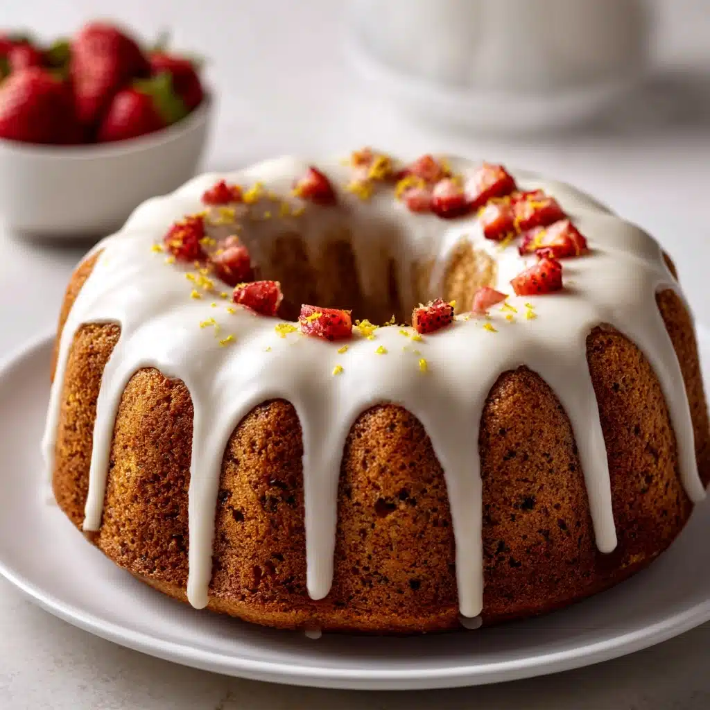 Strawberry Lemon Pound Cake Recipe - Recipe Image