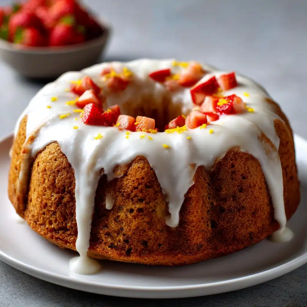 Strawberry Lemon Pound Cake Recipe - Recipe Image