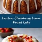 Strawberry Lemon Pound Cake Recipe
